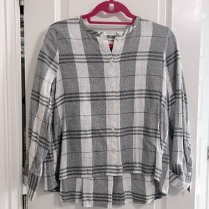 Madewell plaid button down shirt - Size small